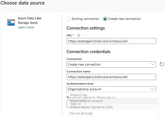 Azure data lake storage gen